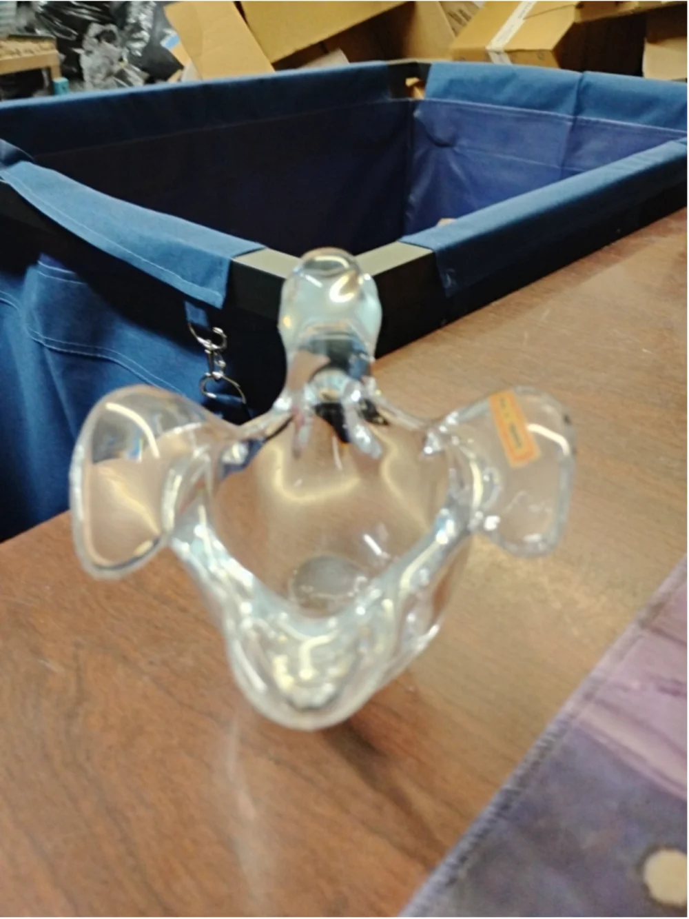 Vannes Crystal Duck Vintage ( Made In France)